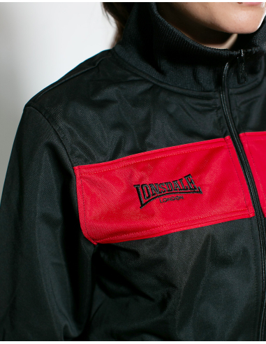 Roter Stern Leipzig - Lonsdale - Trainingsjacke - Black/Red - @ No Borders