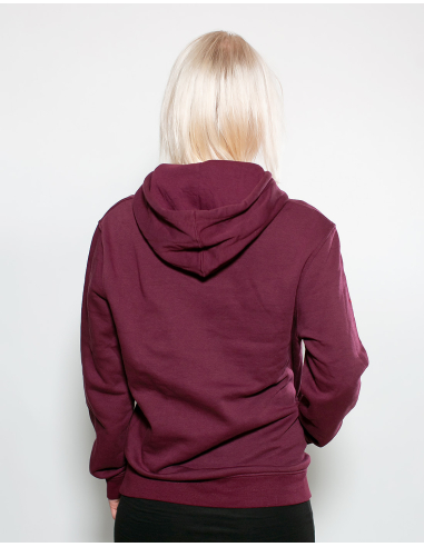 Mob Action Classic - Hoodie - Burgundy/White - @ No Borders