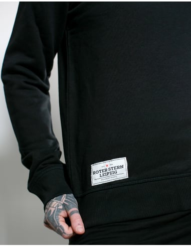 Roter Stern Leipzig - Sweater - Logo Stick - Black - @ No Borders