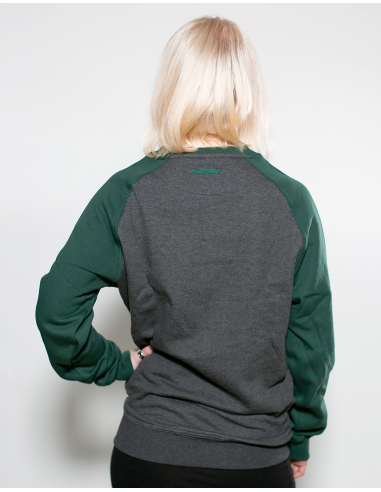 Kein Mensch ist illegal - No Borders - Sweater - Grey/Green - @ No Borders