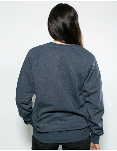 Mission Lifeline - SOLI Sweater - Pocket Print - Melange Navy - @ No Borders