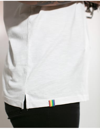 ACAB - All Colours Are Beautiful - No Borders - T-Shirt tailliert - White - @ No Borders