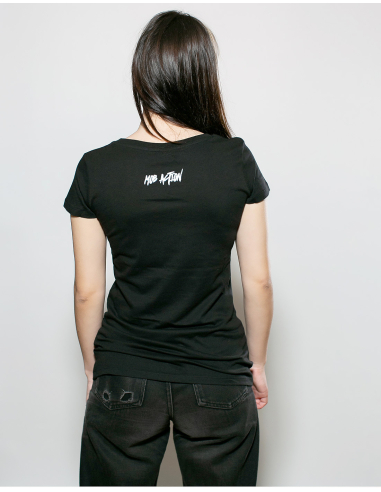 No Nations No Borders - Mob Action - T-Shirt tailliert - Black - @ No Borders