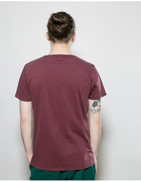 Mission Lifeline - SOLI T-Shirt - Front Print - Burgundy