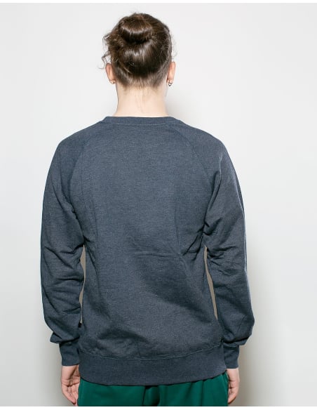 Mission Lifeline - SOLI Sweater - Pocket Print - Melange Navy