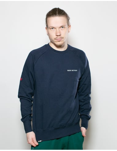Mob Action Classic - Sweater - Navy/White - @ No Borders