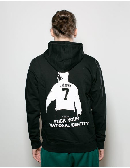 Roter Stern Leipzig - Hoodie - Cantona - Black