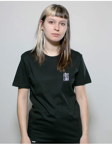 Free Lina - Mob Action - SOLI T-Shirt 2.0 - Black - @ No Borders