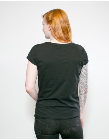 Fahrrad Antifa - No Borders - T-Shirt - Front Print - Black - @ No Borders
