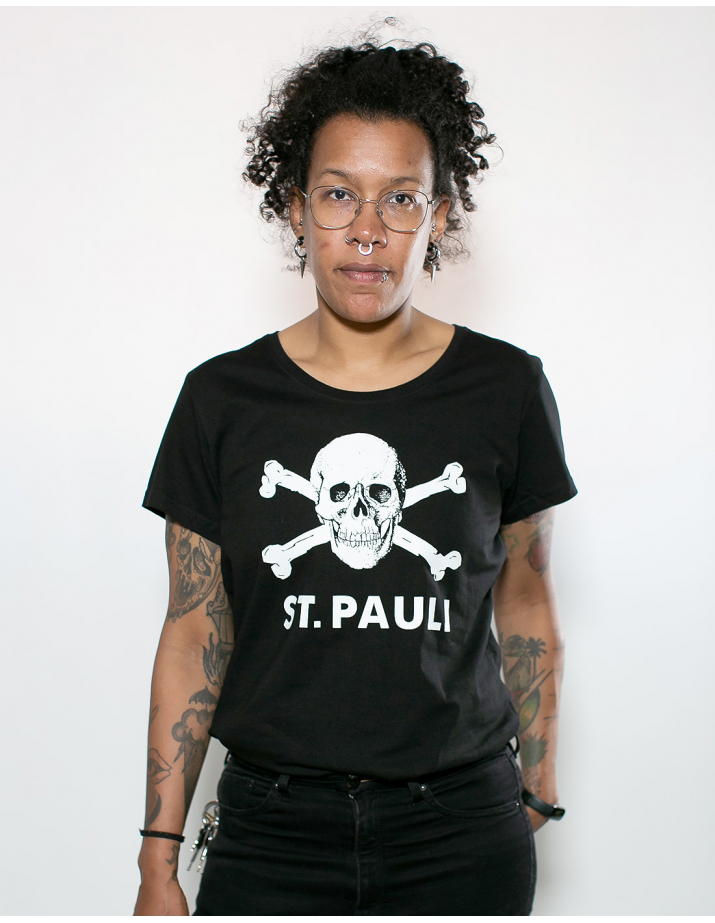 St. Pauli - T-Shirt fitted - Skull - Black