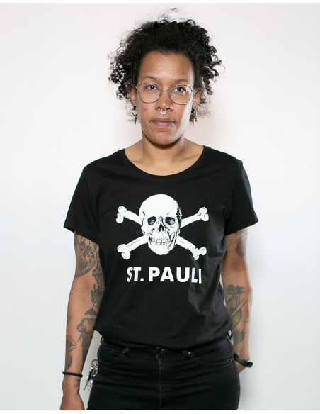St. Pauli - T-Shirt fitted - Skull - Black