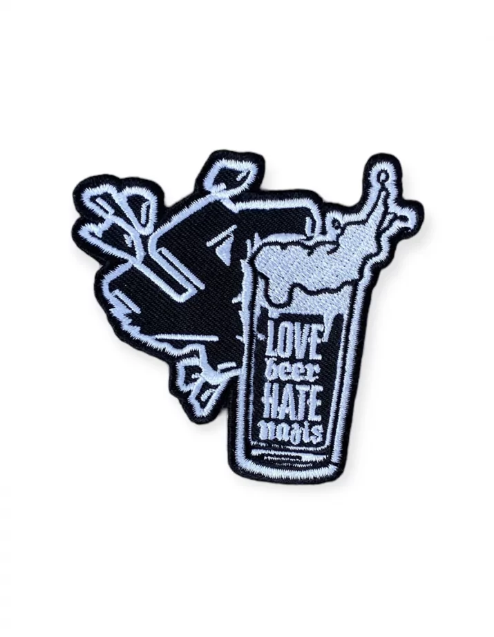 Love Beer Hate Nazis - Patch