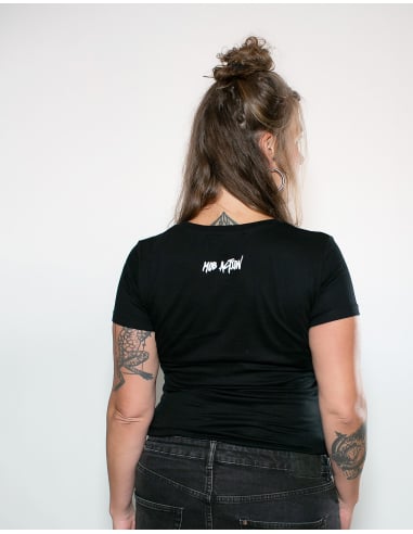 No Pasaran - Mob Action - T-Shirt tailliert - Black - @ No Borders