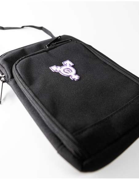 LGBTQ II - No Borders - Schultertasche - Black LGBTQ II - No Borders - Schultertasche - Black
