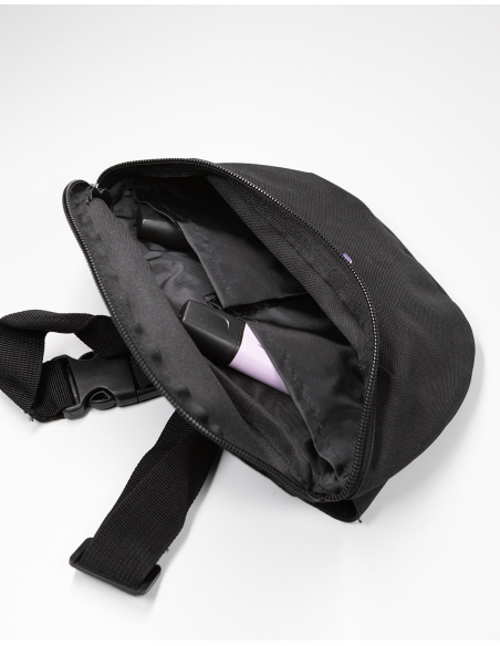 LGBTQ II - No Borders - Hipbag - Black