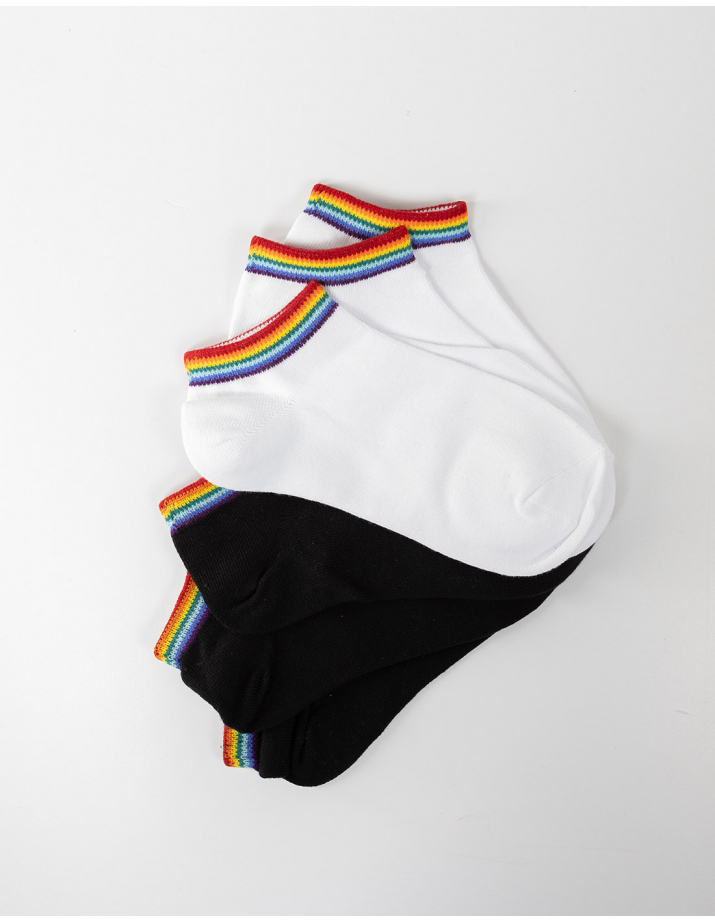Pride / Rainbow - Urban Classics - Sneaker Socks - Pack of 4