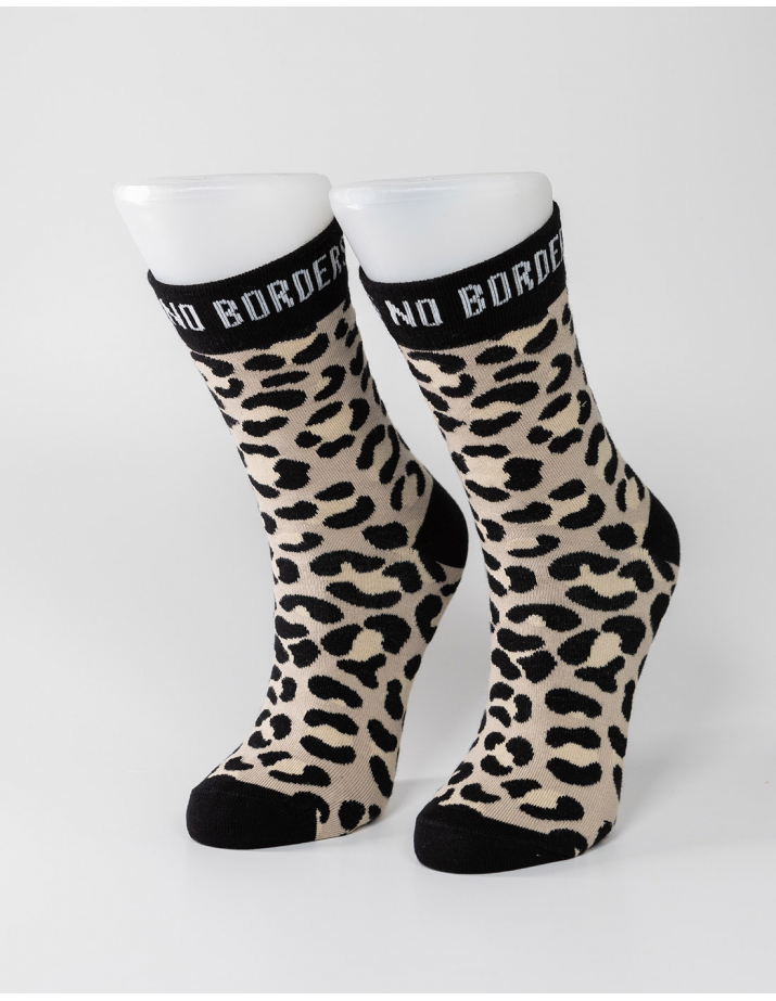 Leo - No Borders - Socken - Animal Print