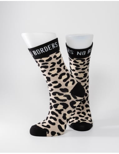 Leo - No Borders - Socken - Animal Print - @ No Borders