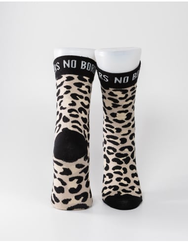 Leo - No Borders - Socken - Animal Print - @ No Borders