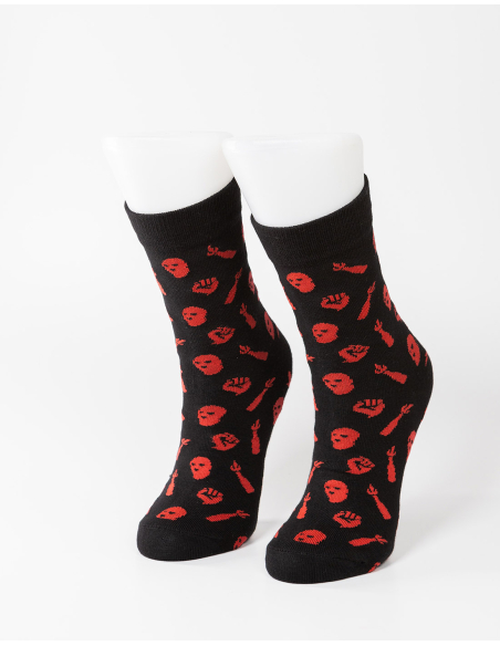 Riot - Mob Action - Socks - Black/Red Riot - Mob Action - Socks - Black/Red