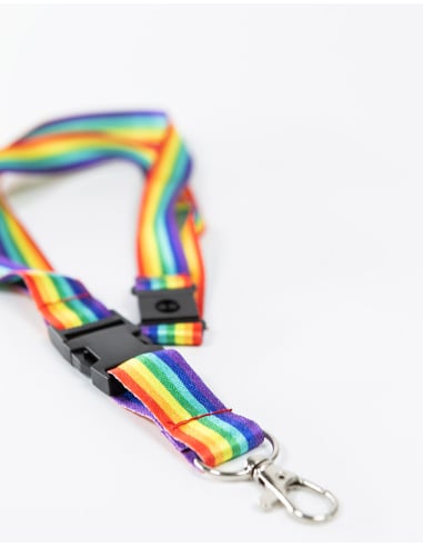 Pride / Rainbow - Schlüsselband - @ No Borders