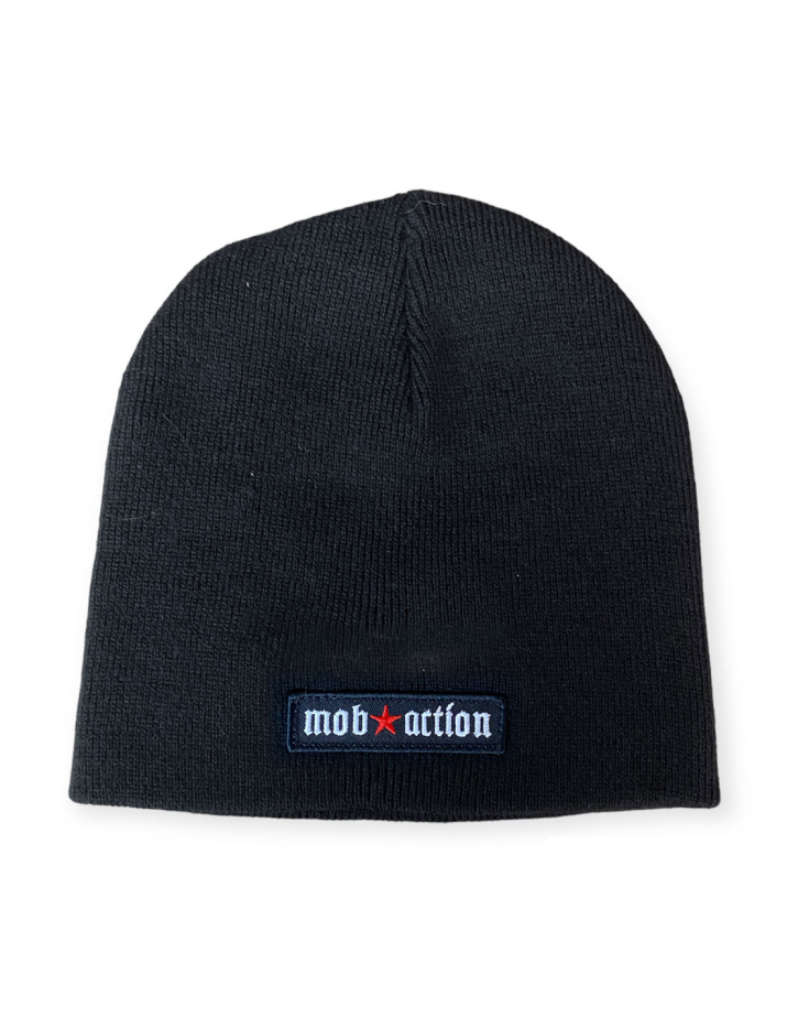 Mob Action Logo - Beanie - Red Star - Black