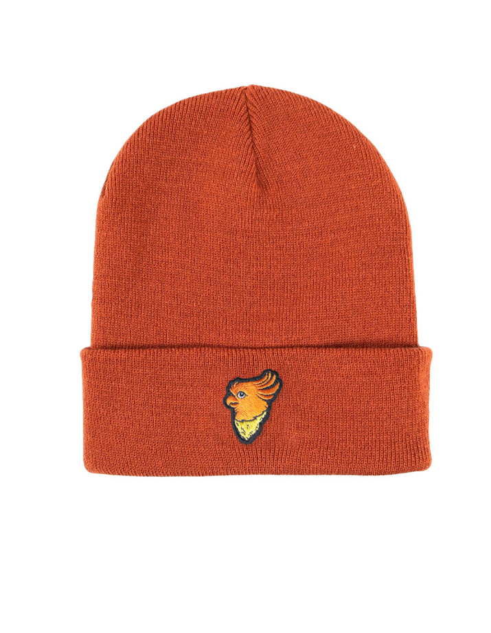 No Borders Cockatoo - Winter Hat - Orange Rust