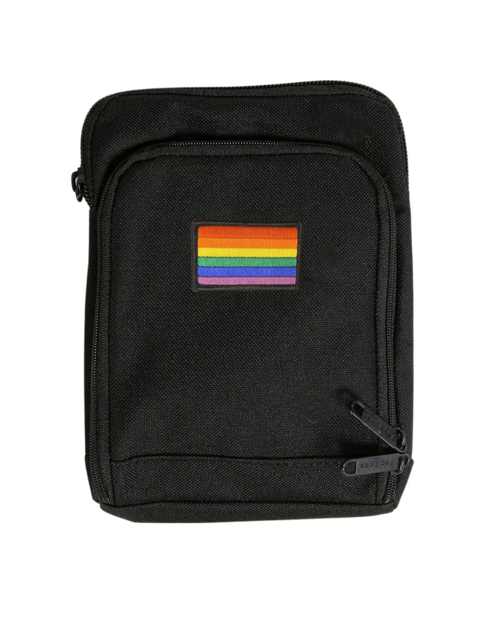 Pride / Rainbow - No Borders - Shoulderbag - Black