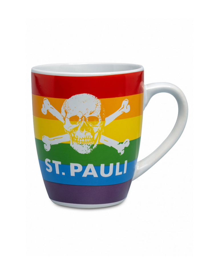 St. Pauli - Tasse - Totenkopf - White/Rainbow