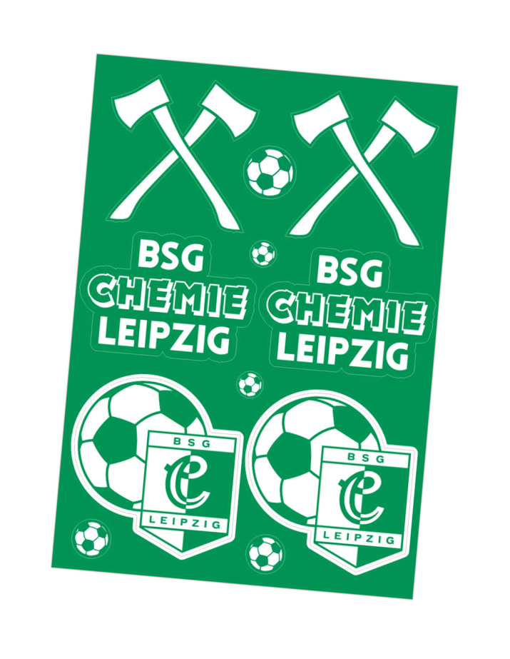 BSG Chemie Leipzig - Sticker - 11er Set - Hackebeil