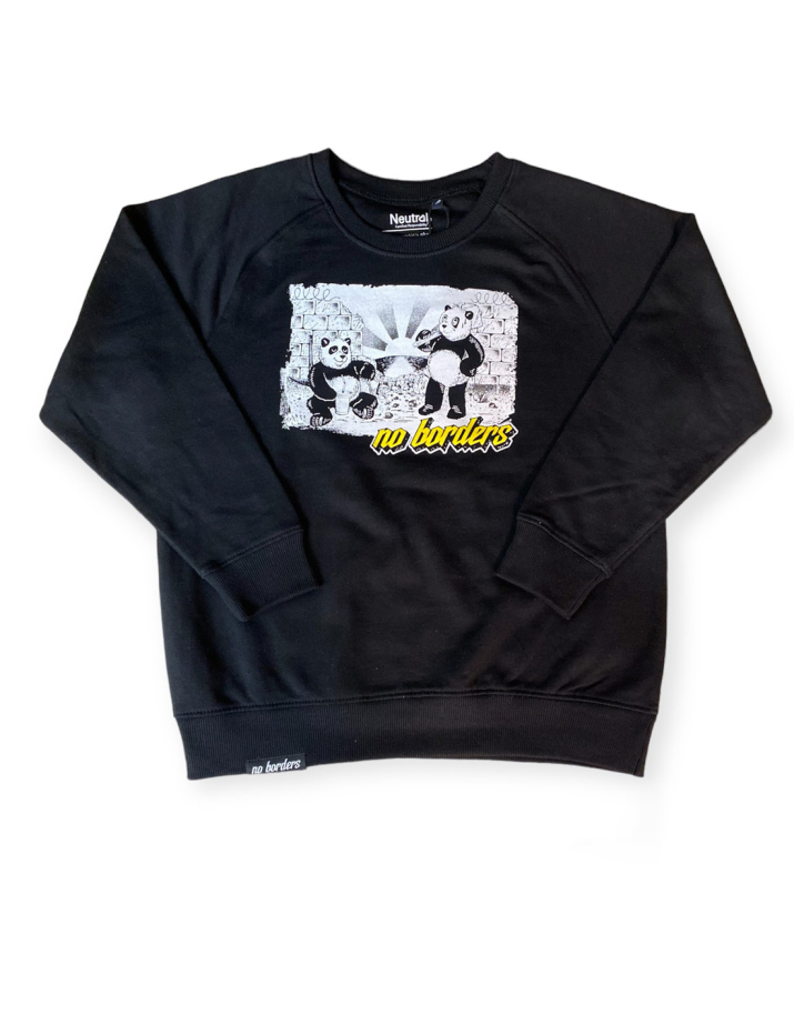 Panda - No Borders - Sweatshirt - Black