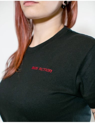 Mob Action Classic - T-Shirt tailliert - Black/Red - @ No Borders