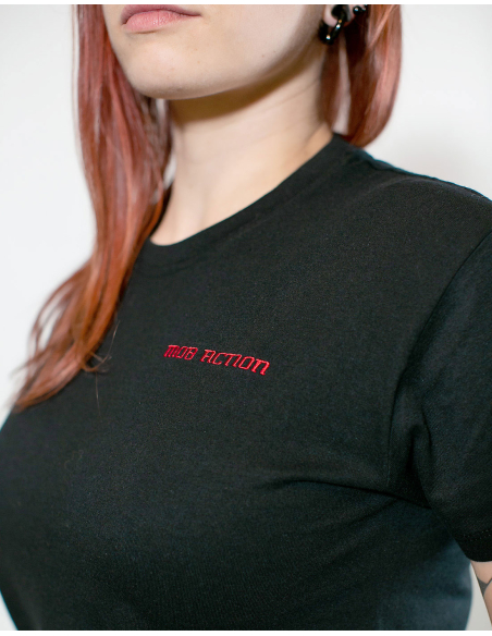 Mob Action Classic - T-Shirt fitted - Black/Red