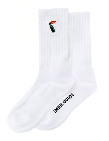 FCK AFD - No Borders - Socks - Black - @ No Borders