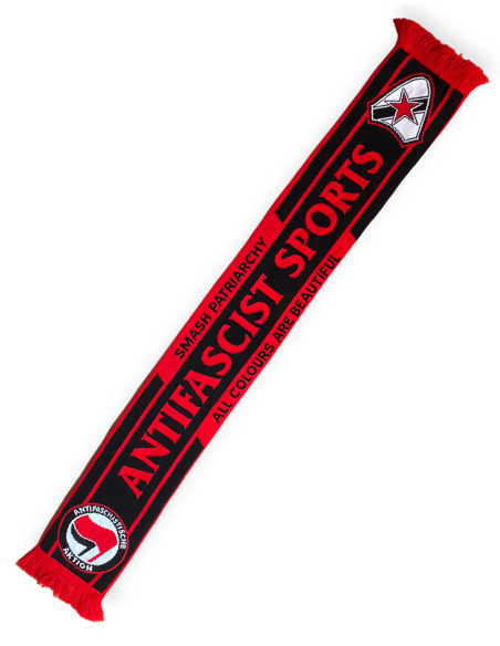 Roter Stern Leipzig - Scarf - Antifascist Sports - Red/Black Roter Stern Leipzig - Scarf - Antifascist Sports - Red/Black