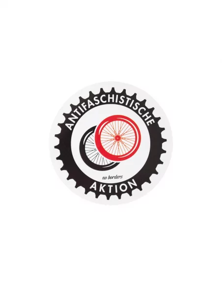 Fahrrad Antifa - Sticker - Round
