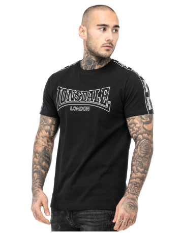 Lonsdale - T-Shirt - Beanley - Black - @ No Borders