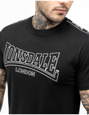 Lonsdale - T-Shirt - Beanley - Black - @ No Borders
