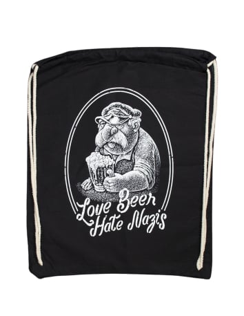 Love Beer Hate Nazis - Tote Bag - @ No Borders