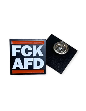 FCK AfD - T-Shirt - Tailliert - No Borders - Schwarz - @ No Borders