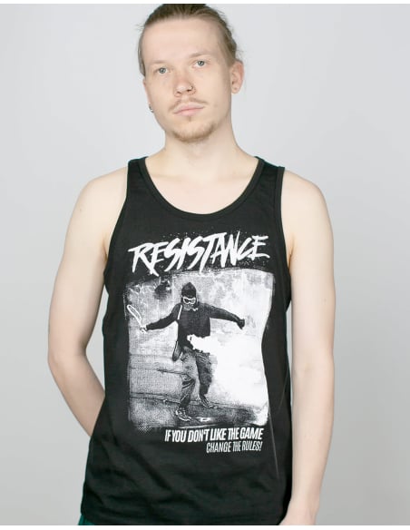 Resistance - Mob Action - Tanktop - Black