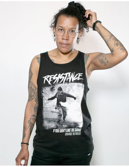 Resistance - Mob Action - Tanktop - Black