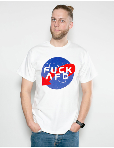 FCK AFD Nasa - Kein Bock auf Nazis - T-Shirt - White