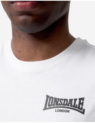 Lonsdale - T-Shirt - Elmdon - White - @ No Borders
