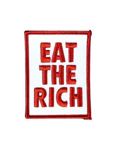 Eat The Rich - Patch - White