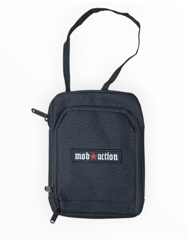 Mob Action Logo - Shoulderbag - Red Star - Black