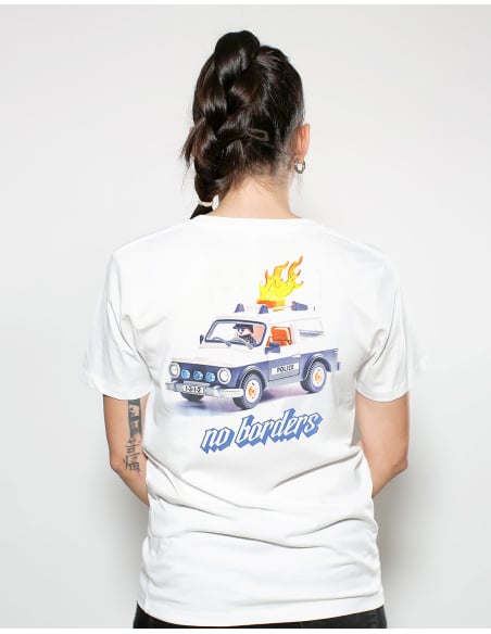 Feuerkutsche - No Borders - T-Shit - White