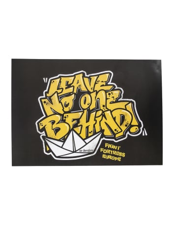 Leave No One Behind (Luftbrücke) - Poster - @ No Borders