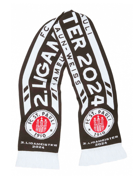 St. Pauli - Schal - 2. Ligameister 2024 - Brown