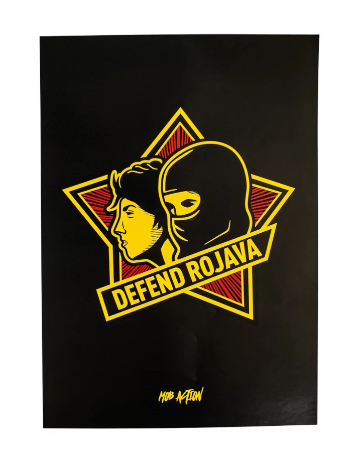 Defend Rojava - Poster